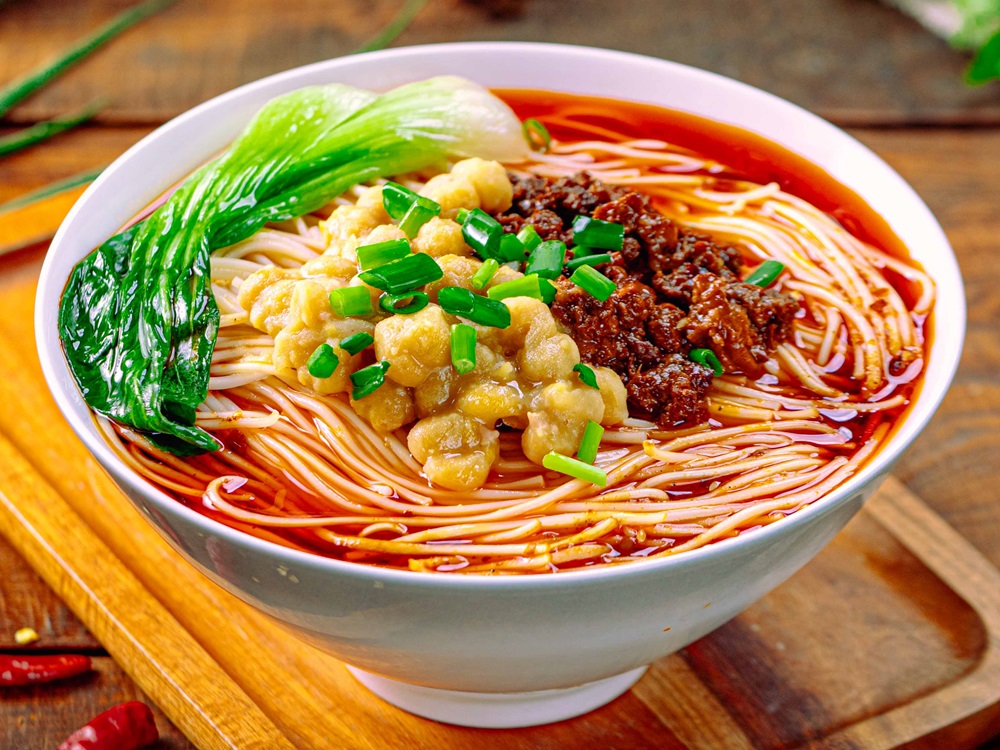 豌豆杂酱面
